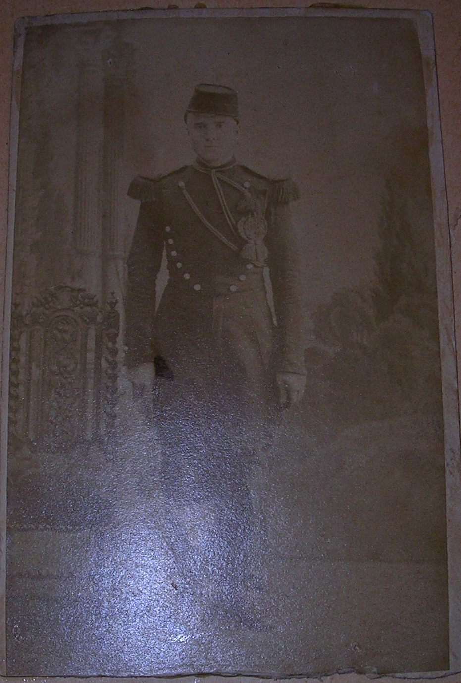 Fritz in his army uniform cropped